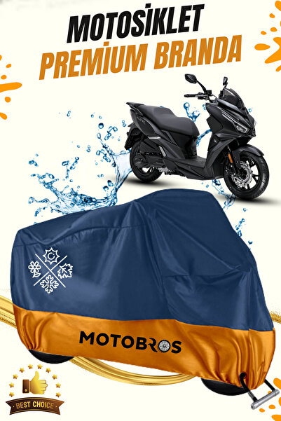 Motobros دراجة نارية Sym Jet 14 Lux قماش المظلة الفاخر من القماش المشمع المقا...