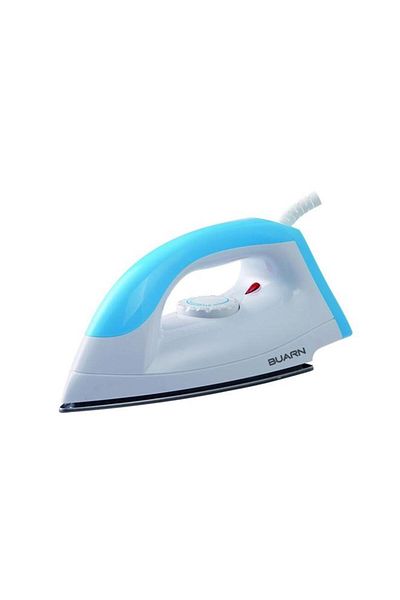 ALSAIF Professional Ni 2203D Dry Iron 1000 Watt Non Stick Soleplate White Blue