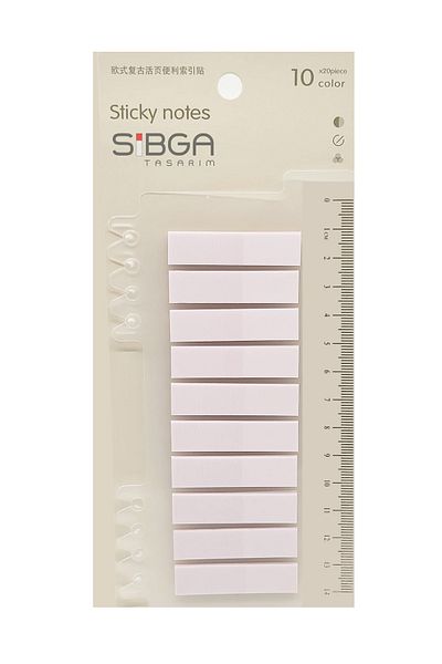 sibga tasarım Transparent Powder Pink Colored Postit Post-It Post It. Bookmark Bookmark Postit Sticker Note Paper 0204