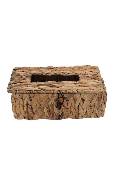 ALSAIF Wicker Napkin Box Rectangle Brown