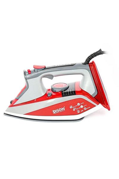 ALSAIF Aj2089R Ceramic Steam Iron 350Ml 2200W 304 X 120 X 162Mm Red