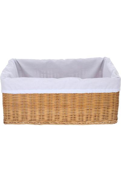 ALSAIF Wicker Basket 40X30X16 Cm Medium Rectangular Brown