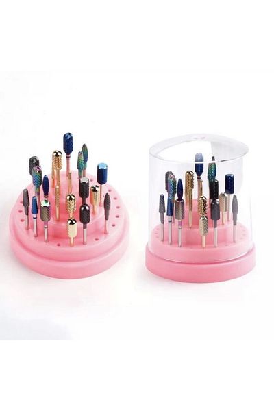 arasia Milling Insert Stand – Hygienic Organizer with Lid and 48 Containers