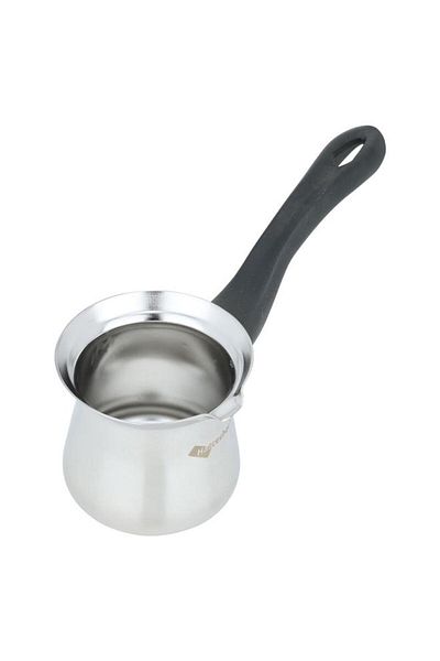 ALSAIF Steel Coffee Pot 250 Ml Black Silver Handle