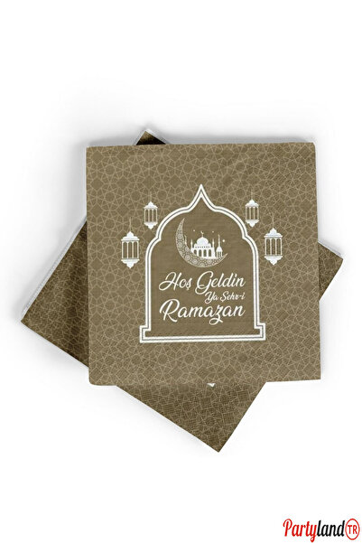 PartylandTR Hoşgeldin Ramazan Kağıt Peçete 20 Adet
