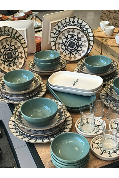 ColorCraft Keramika Gama Yemek Takımı 6 Kişilik 44 Parça