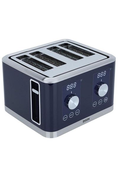 ALSAIF Digital Toaster 4 Slices 1600W Navy