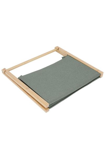 ALSAIF Fabric Storage Basket 38 X 25 X 33.5 Cm Foldable Olive Green