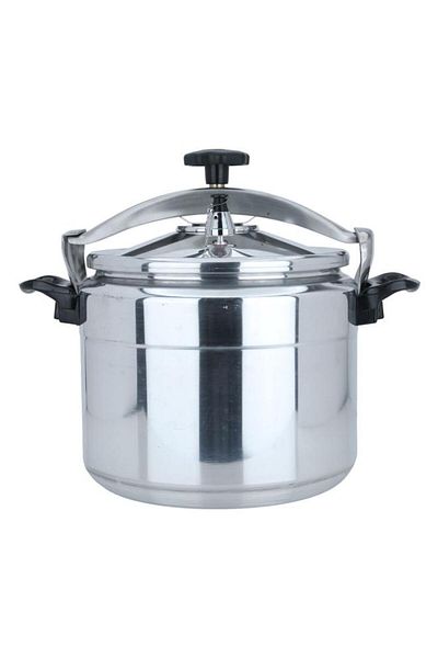 ALSAIF Aluminum Pressure Cooker 20 Litres 30 Cm Silver