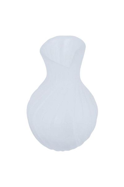 ALSAIF Glass Vase 12 X 19 Cm White