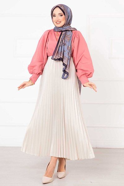 EBRUTESETTÜR Sena Pleated Skirt