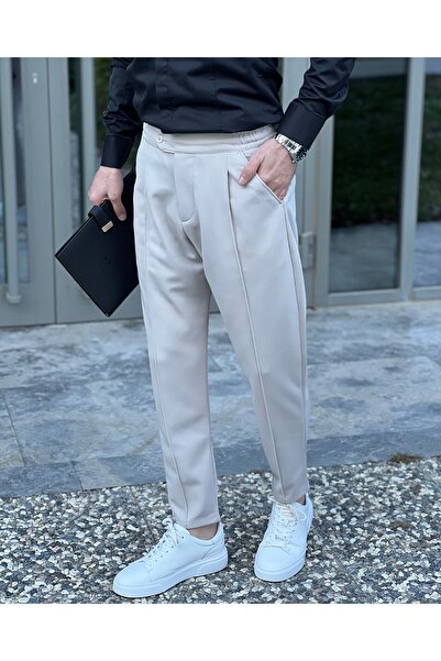 ElitWear Men's Carrot Cut Boyfriend Adjustable Waist Jogger Pants