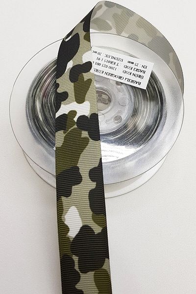 Hobigram Κορδέλα με μοτίβο παραλλαγής 2,5 cm – Κορδέλα