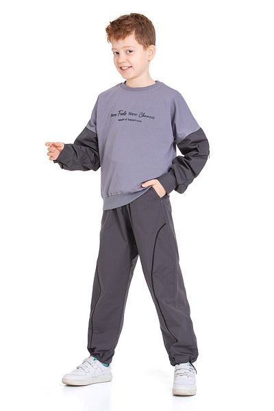 Pi Pengai Boy's 2 Thread Sleeve Pocket Bottom-Top Suit