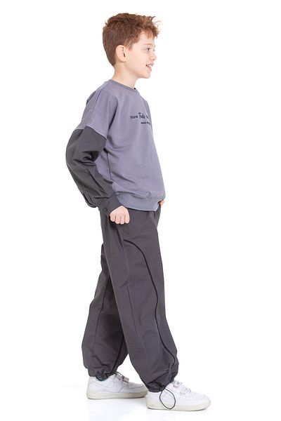 Pi Pengai Boy's 2 Thread Sleeve Pocket Bottom-Top Suit
