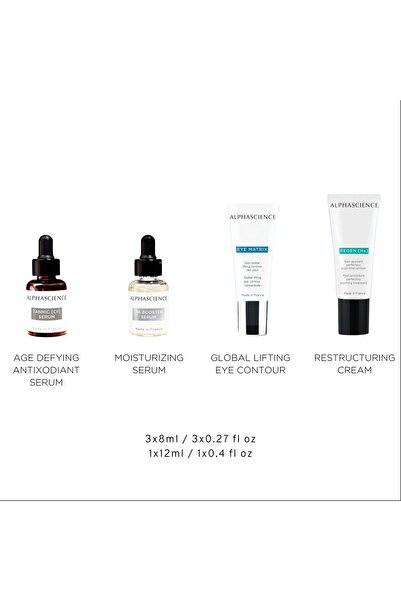 Alphascience La Box Esthétıque [antı-agıng] Sıkılık Ve Yaşlanma Karşıtı 4'lu Set