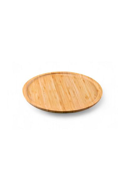 Vadi Bamboo Presentation Snack Plate Round 20X20 cm