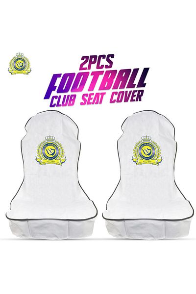 Generic AL NASSR Car Seat Cover, Car Seat Dust Dirt Protection Cover, For 2/pcs Seat  Set white