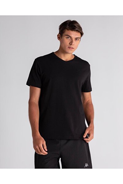 Kappa Erkek Black Vshape T-shırt 361k81w-005