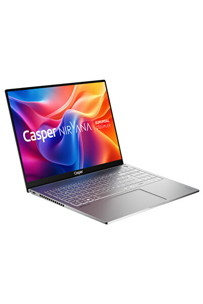 CASPER Nirvana S200 300NIT i7-13620H 64GB DDR5 500GB SSD 16" Freedos Laptop S200.1362-EV00X-G-F