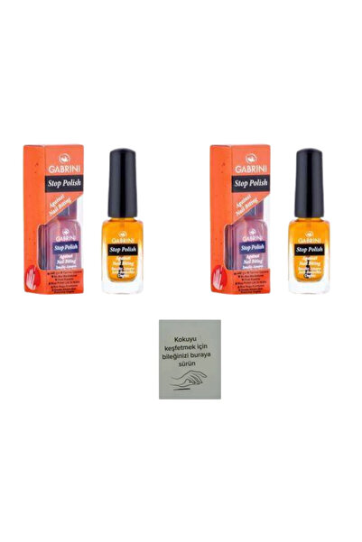 Gabrini Multivitaminli Acı Cila Oje 2 adet + koku kartı hediye