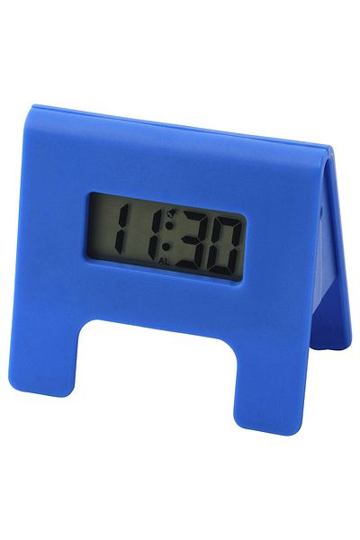 erorex Alarm clock, bright blue, 7x6 cm