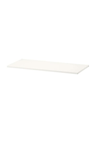 AZOZ MERCHLY Shelf, metal white, 80 x 40 cm