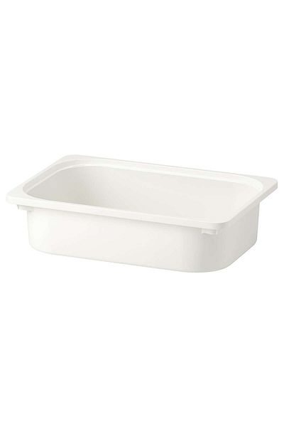 erorex Storage box, white, 42x30x10 cm