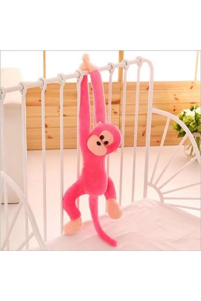 Choice Pink Colorful Plush Monkey Toys Colorful Long-armed Monkey Photography Accessories Electric Crashpro