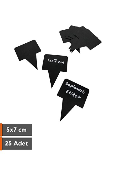 Şeffaf Etiket Silinebilir Siyah Etiket Baklava Etiketi Tatlı Etiketi Saplamal...