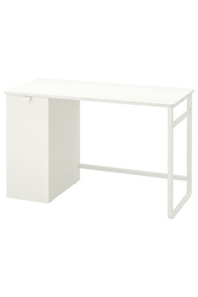 IKEA LÄRANDE Desk with pull-out storage unit, white, 120 x 58 cm