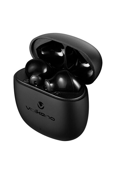 SMD-Volkano سماعات أذن لاسلكية من سلسلة Volkano Sleek - لون أسود