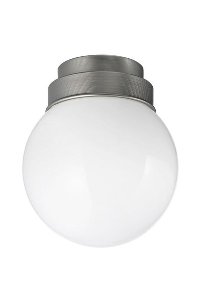 erorex Ceiling/wall lamp, stainless steel colour