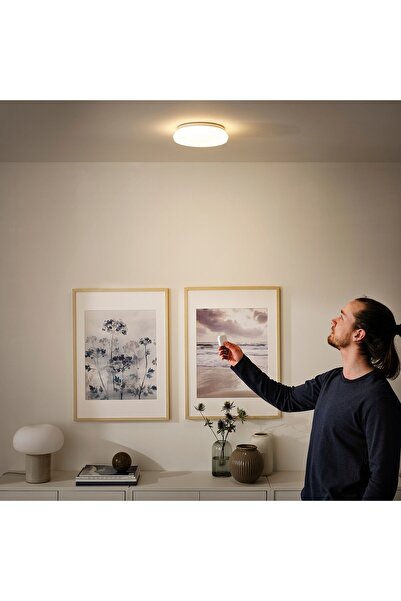 erorex LED ceiling/wall lamp, smart wireless dimmable/warm white white, 24 cm