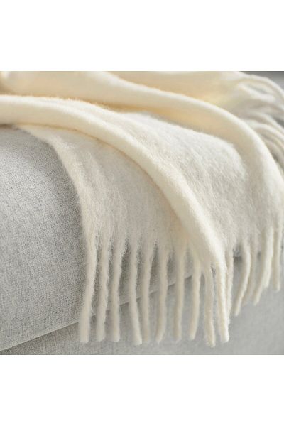 erorex Throw, off-white, 130x170 cm