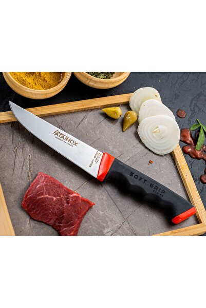 ATASAN Soft Grip Seri Şef, Kasap, Mutfak, Kurban Bıçak Seti 6 Parça