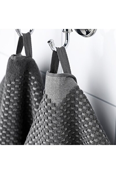 erorex Bath towel, dark grey, 70x140 cm