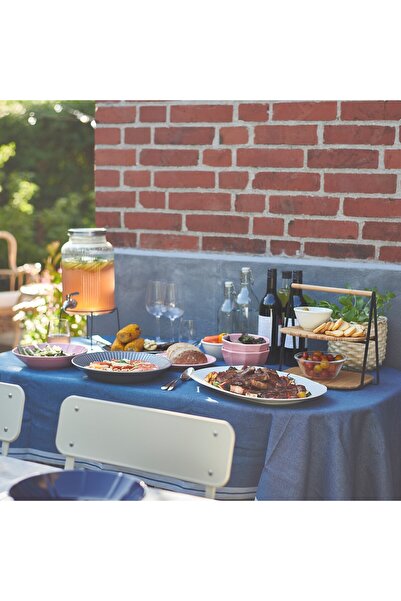 erorex صينية تقديم، بامبو/أسود، 28×20 سم