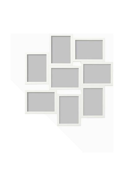 erorex Collage frame for 8 photos, white, 13x18 cm
