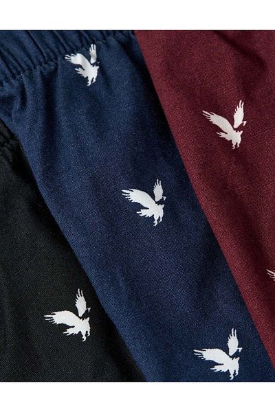 AMERICAN EAGLE AEO Men's Stretch Boxer Short 3-Pack