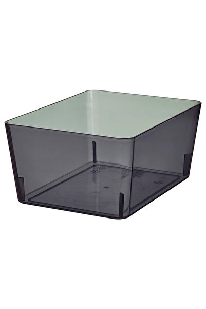 Generic صندوق شفاف اسود 13x18x8 سم