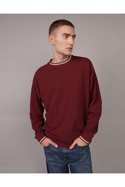 AMERICAN EAGLE AE Long-Sleeve Pique T-Shirt