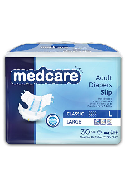 MEDCARE Yetişkin Hasta Bezi Large Classic (Büyük Boy) 240 Adet