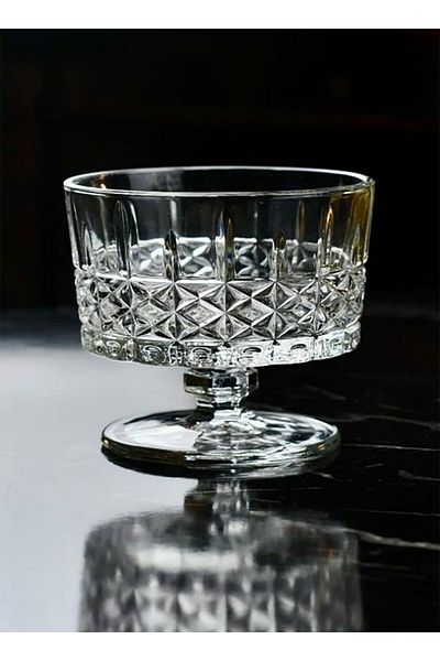 Wow Home Set of 6 Footed Glass Bowls