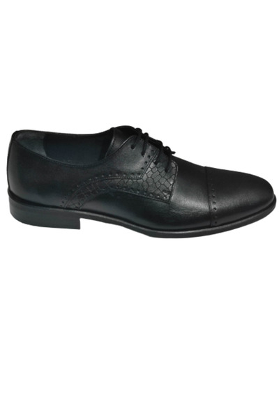 Aypaş 039 Чорні чоловічі класичні туфлі на щодень