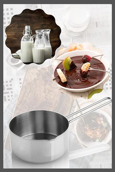 Doğuş Pazar Steel Coffee Pot Kaçerola Milk Bowl and Sauce Bowl