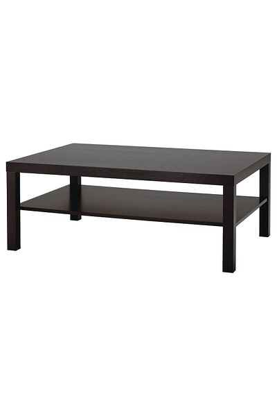 erorex Coffee table, black-brown, 118x78 cm