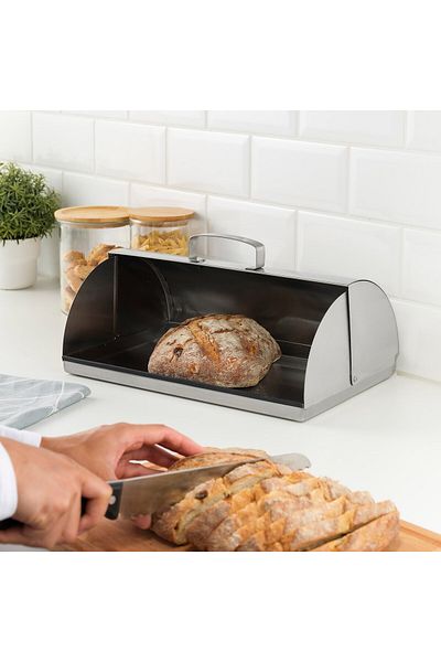 erorex Bread bin, stainless steel