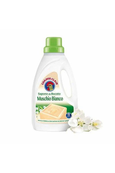 chante clair Liquid laundry soap, 1 L, 18 washes, Muschio Bianco, ChanteClair