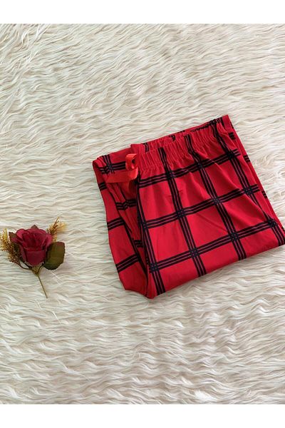OMODAM Women's Bamboo Milan Fabric Patterned Pajama Bottoms